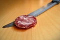 Sliced Italian Salami Royalty Free Stock Photo