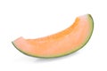 Sliced japanese melons, orange melon or cantaloupe melon Royalty Free Stock Photo