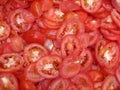 Sliced Juicy Tomatoes