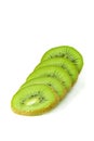 Sliced kiwi fruit Royalty Free Stock Photo