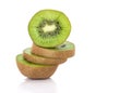 Sliced Kiwi Fruit Stack Royalty Free Stock Photo