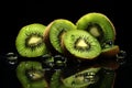 Sliced kiwi. Generate Ai