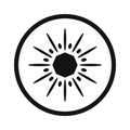 Sliced kiwi simple icon