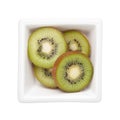 Sliced kiwifruit Royalty Free Stock Photo