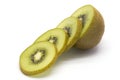 Sliced kiwifruit Royalty Free Stock Photo