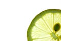 Sliced Lemon isolated on white Royalty Free Stock Photo