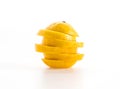 sliced lemon Royalty Free Stock Photo