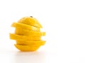 sliced lemon Royalty Free Stock Photo