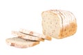 Sliced loaf of spelled bread Royalty Free Stock Photo