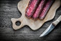 Sliced meat chopping board knife