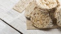 Sliced Oatmeal Bread on Wooden Table close-up