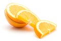 Orange, appelsin isolated Royalty Free Stock Photo