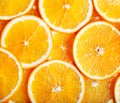 Sliced oranges Royalty Free Stock Photo