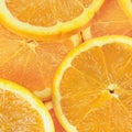 Sliced oranges Royalty Free Stock Photo