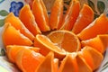 Sliced oranges Royalty Free Stock Photo