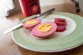 Pickled Beet Eggs Royalty Free Stock Photo