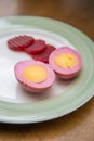Pickled Beet Eggs Royalty Free Stock Photo