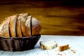 A Sliced Pain De Campagne Au Levain. Royalty Free Stock Photo