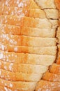 Sliced pan de payes, a round bread typical of Catalonia, Spain