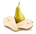 Sliced pear Royalty Free Stock Photo