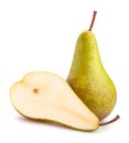 Sliced pear Royalty Free Stock Photo