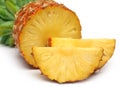 Sliced pineapple