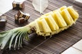 Sliced pineapple