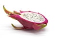 Sliced pitahaya (dragon fruit)