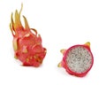 Sliced pitaya dragon fruit Royalty Free Stock Photo