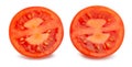 Sliced plum tomato Royalty Free Stock Photo