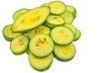 Sliced pointed gourd Royalty Free Stock Photo