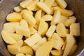 Sliced potatoes Royalty Free Stock Photo