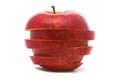 Sliced red apple Royalty Free Stock Photo