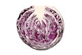 Sliced Red Cabbage Royalty Free Stock Photo