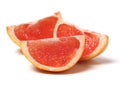 Sliced red grapefruit Royalty Free Stock Photo