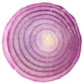 Sliced Red Onion Royalty Free Stock Photo