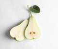 Sliced ripe pear Royalty Free Stock Photo