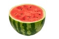 Sliced ripe watermelon on a white background. Isolate