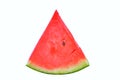 Sliced ripe watermelon on white background, Royalty Free Stock Photo