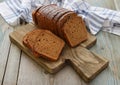 Sliced rye bread Royalty Free Stock Photo