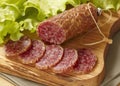 Sliced salami