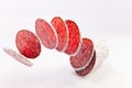 Sliced salami