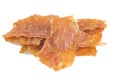 Sliced sheets of dried and crispy pork Royalty Free Stock Photo