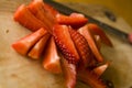 Sliced Strawberries Royalty Free Stock Photo