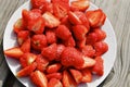 Sliced Strawberries