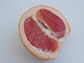 Sliced sunny sweet fruit grapefruit