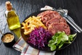 Sliced terrine of beef tongue and meat Royalty Free Stock Photo