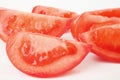 Slices tomato.