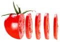 Sliced tomato Royalty Free Stock Photo