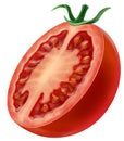 Sliced tomato piece